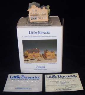 NEW Little Bavaria Hummel Goebel BIRTHPLACE #470001 Box  