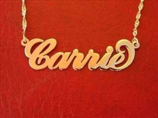 Personalized Gold Name Necklace Pendant Charm Jewelry  