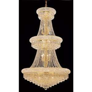  Elegant Lighting 1802G30G/RC Primo 32 Light Chandeliers in 