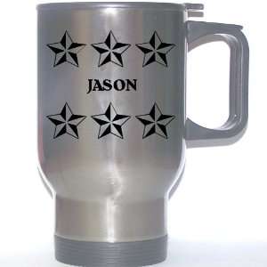  Personal Name Gift   JASON Stainless Steel Mug (black 