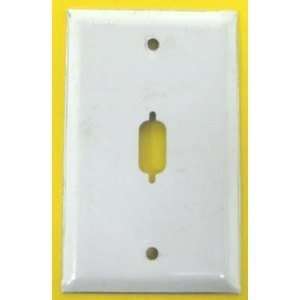  Single Gang Wall Plate with one DB9 Hole  WP9 1 