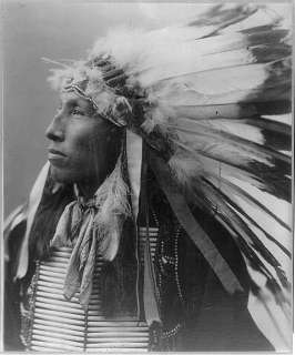 James Lone Elk,Sioux,Indian,c1899,feather headdress  
