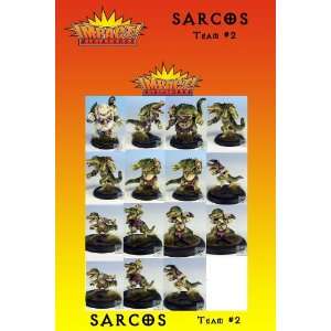  Sarcos Fantasty Football Miniatures Team 2 Toys & Games