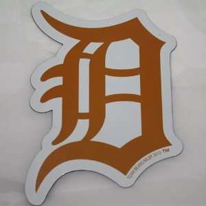 Detroit Tigers Orange D Team Logo MLB Car Magnet  