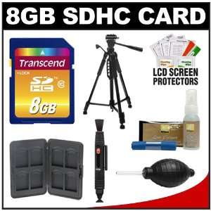  10 (SDHC) Memory Card + SD Hard Case + Tripod + Nikon Lens Cleaning 