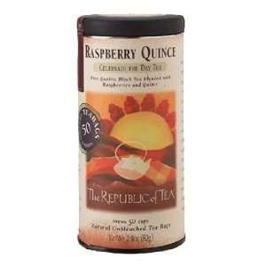  Republic of Tea Raspberry Quince (50 Tea Bags) Health 