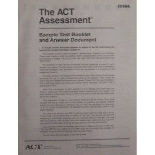  The ACT Assessment (0556A   Sample Test Booklet and Answer 