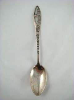 Antique Sterling Spoon 925 Oklahoma State Capitol Bldg  