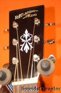 Recording King RD 16 Acoustic Guitar BLACK *blem  