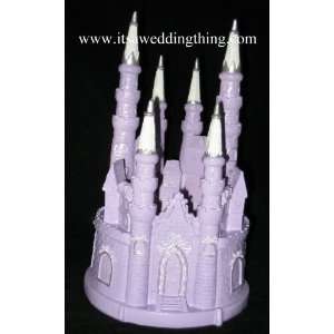  Lavender Castle Cake Topper