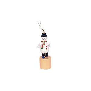  Alexander Taron Snowman Hanging Ornament/Finger Push Toy 