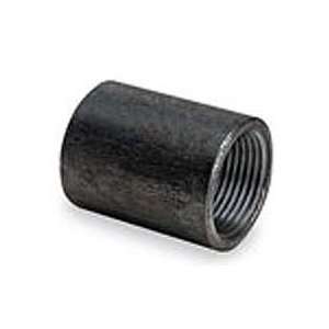 Non Recessed Straight Tapped Coupling 150# Black Steel   1 1/4 