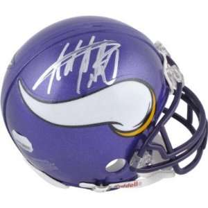   Peterson Signed Helmet Minnesota Vikings NFL REP