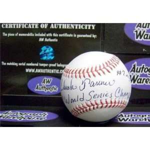  Chuck Tanner Autographed/Hand Signed Baseball inscribed 79 