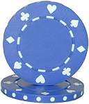 500 Suited Poker Chip 11.5g Blue Pink Light Blue  