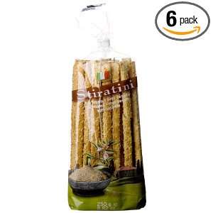 Stiratini Sesame Breadsticks, 250 Grams (Pack of 6)  