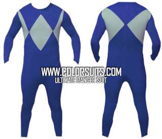 Mighty Morphin Power Rangers Blue Power Ranger Costume Suit v2 SHIPS 