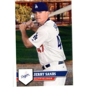 2011 Topps Major League Baseball Sticker #259 Jerry Sands Los Angeles 