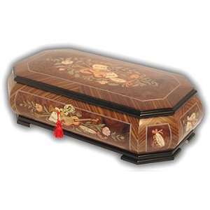   Inlaid Reuge Double Level Masterpiece Musical Box 