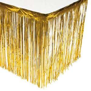  Gold Fringe Table Skirt