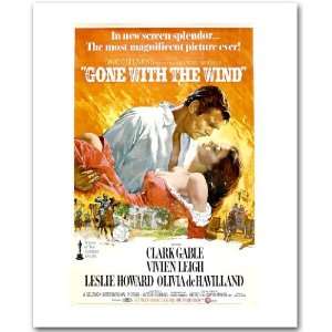  Gone with the Wind Poster   Mounted (Framed) Orange