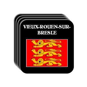   Normandy)   VIEUX ROUEN SUR BRESLE Set of 4 Mini Mousepad Coasters