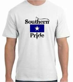 Southern Pride Bonnie Blue Flag T Shirt   U Pick Color  
