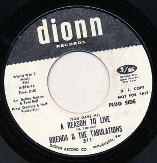 BRENDA & TABULATIONS Hey Boy (Northern Soul) 45 rpm Hear It  