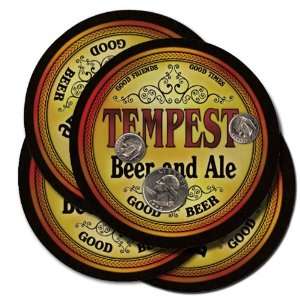  TEMPEST Family Name Beer & Ale Coasters 