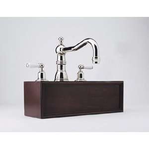 Perrin & Rowe English Bronze Deck Mounted Tub Filler with Metal Lever 