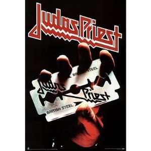  Judas Priest (British Steel, Logo) Music Poster Print 