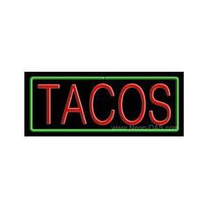  Tacos Outdoor Neon Sign 13 x 32