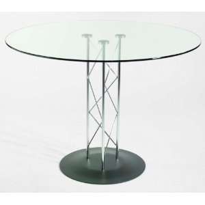  ItalModern Taby Table with Chrome base Dining Table