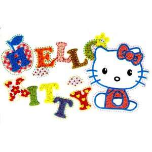   patchwork words Iron On Transfer for T Shirt ~ Sanrio 