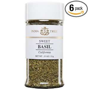 India Tree Basil Sweet Jar, 0.55 Ounce (Pack of 6)  