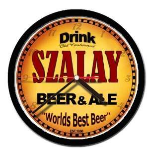  SZALAY beer and ale cerveza wall clock 