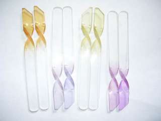 Great Set of 8 Colorful Art Deco Swizzle Sticks  