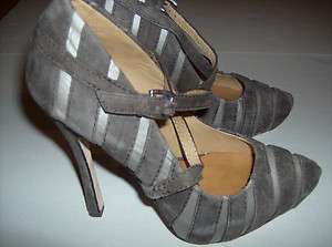 Womens Suede Mixed Materials L.A.M.B. Shoes Size 7 Pumps Brown/Taupe 