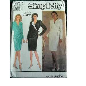 MISSES SUIT DRESS SIZES 10 12 14 16 18 SIMPLICITY EASY TO SEW PATTERN 