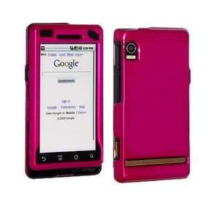 Hot Pink Plastic Matte Rubberized Hard for Anti Slip Grip Snap On Case 