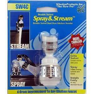  Double Swivel & Spray Aerator