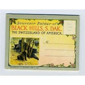  Souvenir Folder of Black Hills South Dakota Switzerland of 
