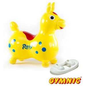  Gymnic Yellow Rody Horse with BASE (8002YB) Toys & Games