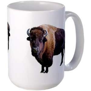  Buffalo on Animal Large Mug by  
