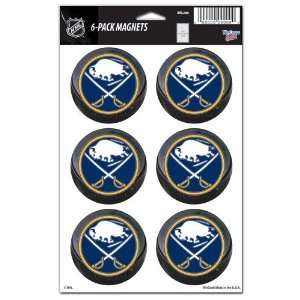  Buffalo Sabres Magnet Set   6pk