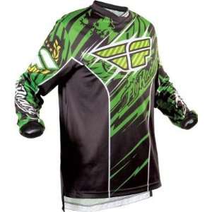  Fly Racing F 16 Jersey , Color Green/Black, Size Md 