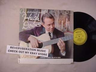 An Evening With HUGH DOWNS 1959 USA Folk LP news anchor  