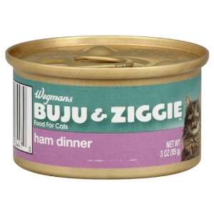  Wgmns Buju & Ziggie Cat Food, Ham Dinner, 3 Oz, (Pack of 5 