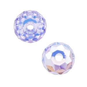  Swarovski Crystal #5040 6mm Rondelles Provence Lavender AB 