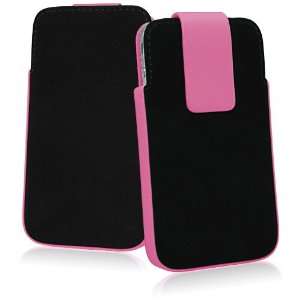  BoxWave Neon iPhone 4S Pouch (Cosmo Pink) Cell Phones 